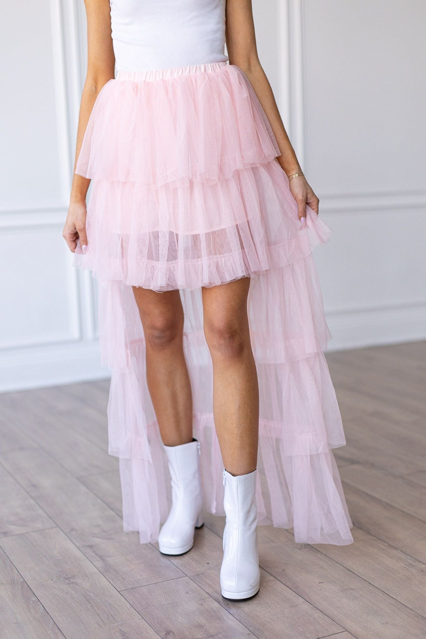 High low tulle skirt in bulk best sale