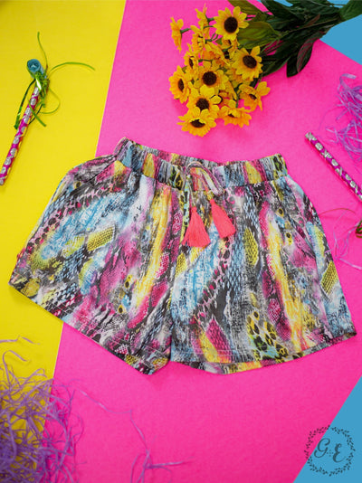 Girls' Over the Rainbow Snake Shorts