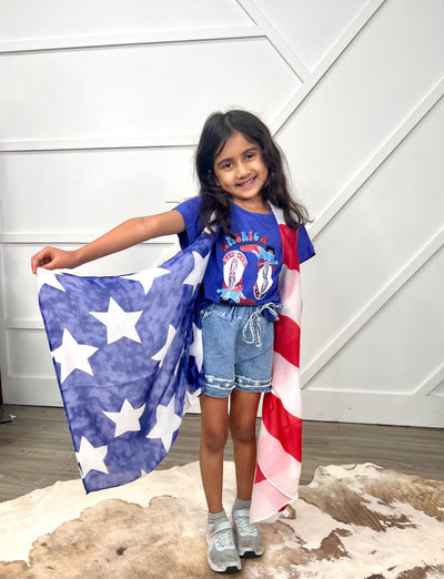 Girls' America Forever Flag Cover Up