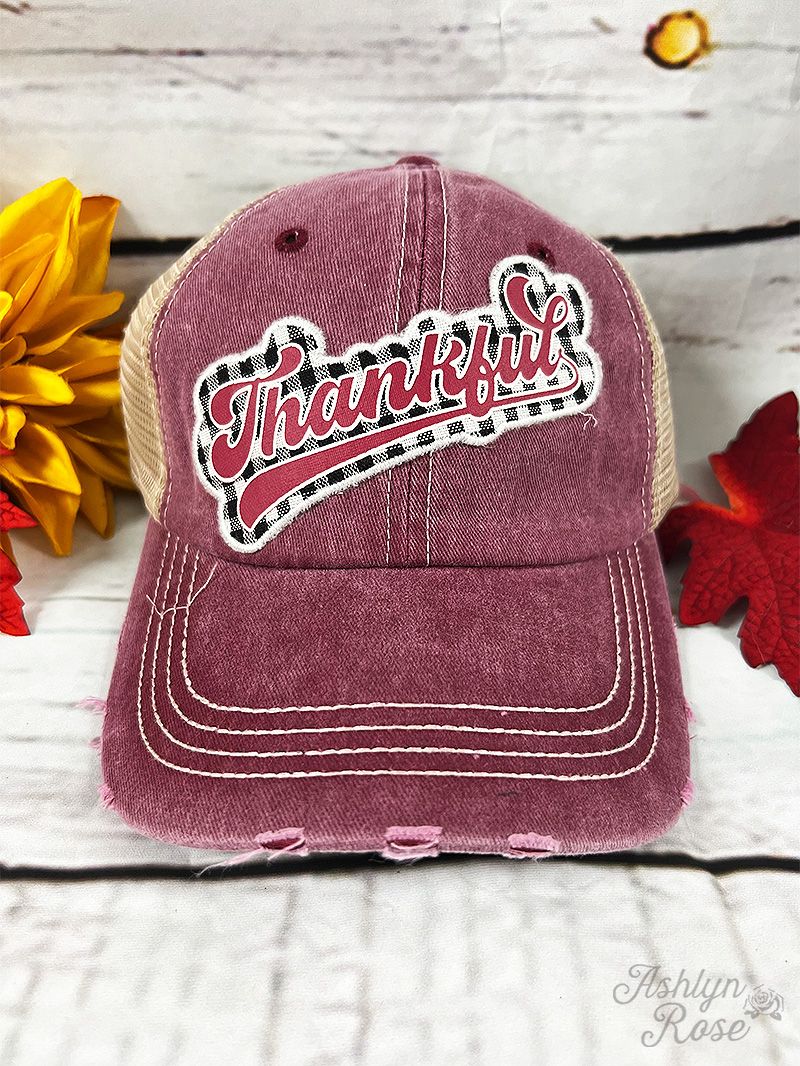 Thankful Buffalo Plaid Patch