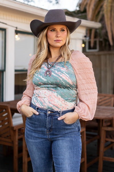 Chic By Trade Off-The-Shoulder Blouse