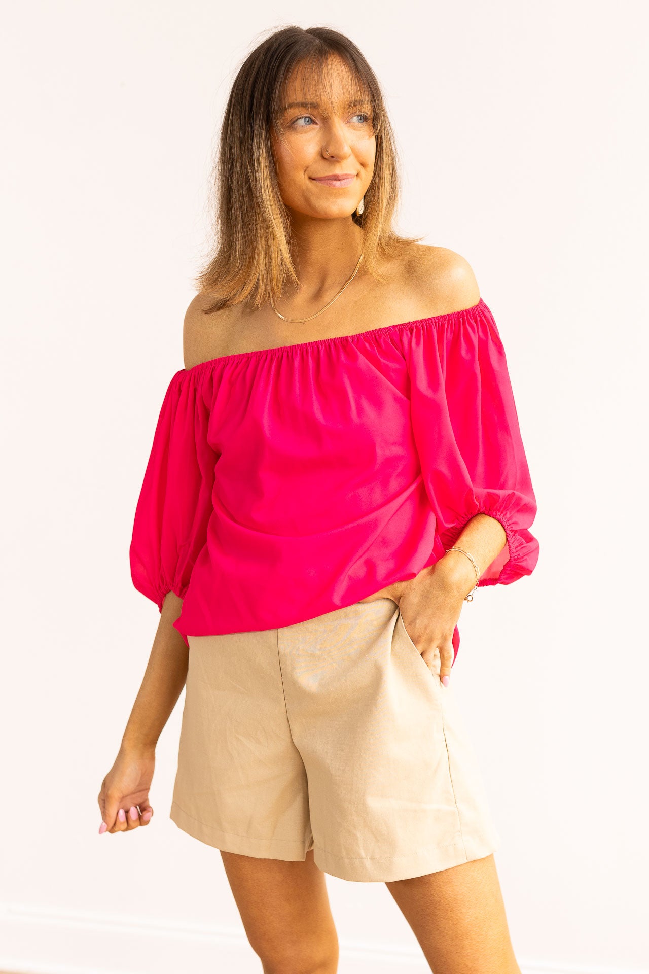 Sparks Fly Puff Sleeved Top