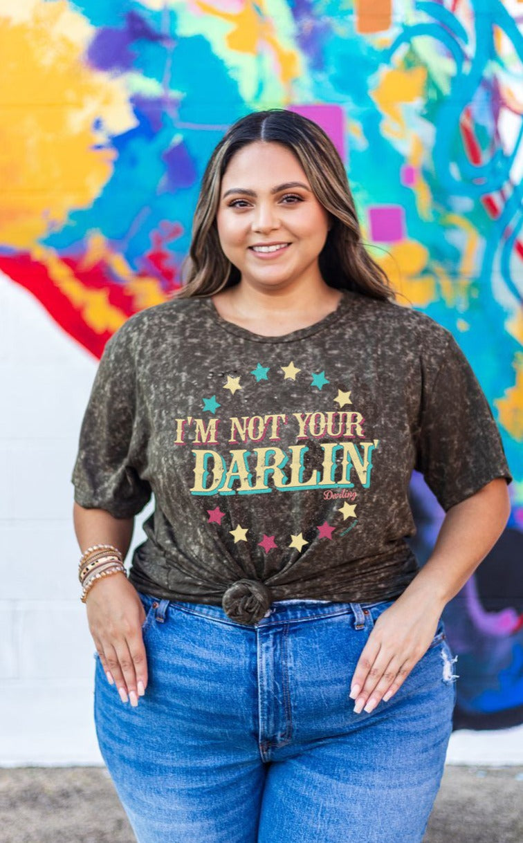 I'm Not Your Darlin' Tee, Green