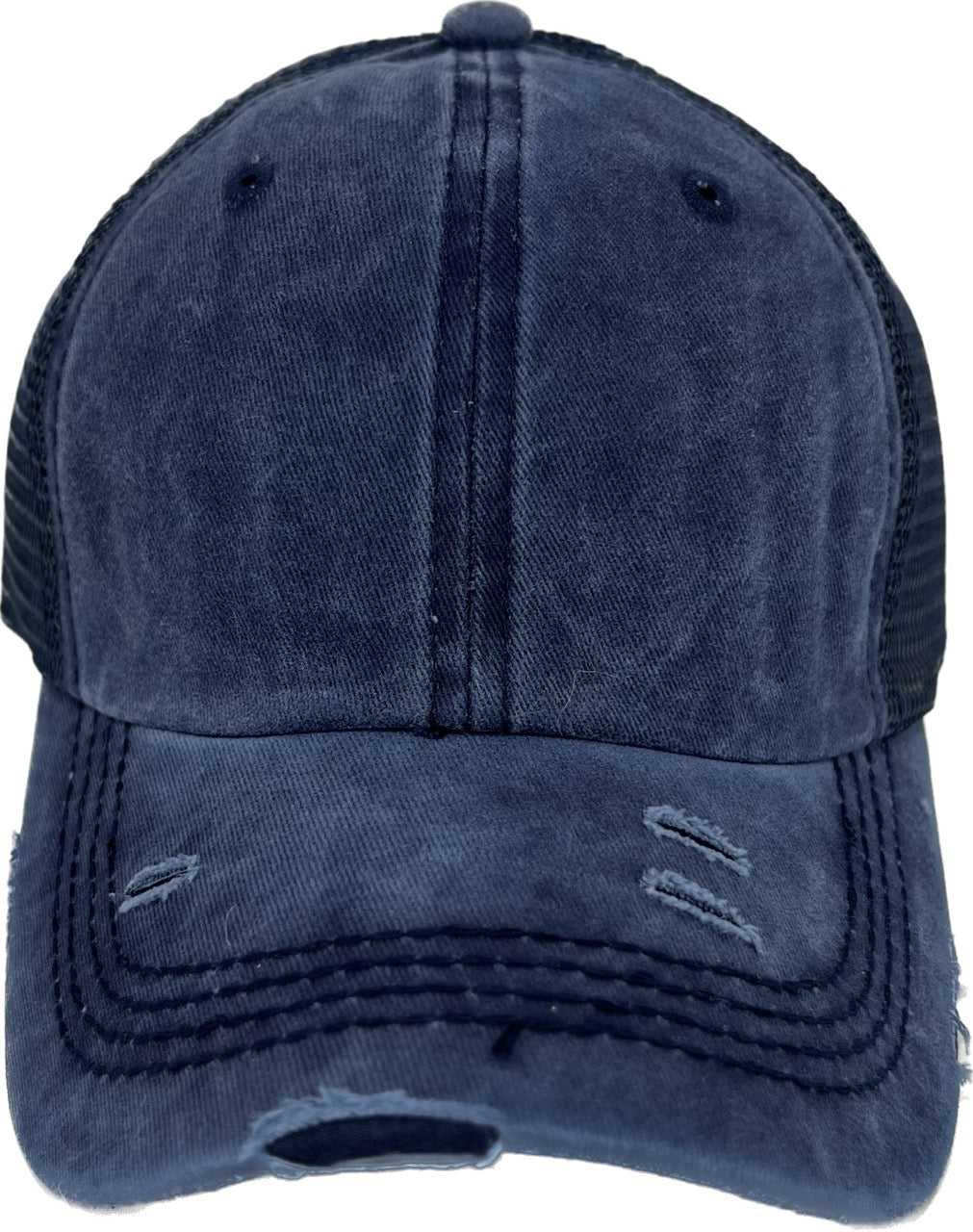 Navy Hat with Mesh