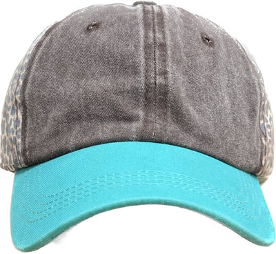 Leo, Brown and Turquoise Hat