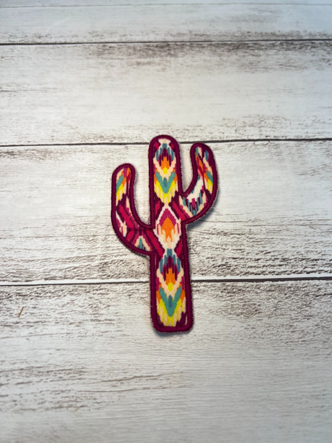 Fuchsia Aztec Cactus Patch