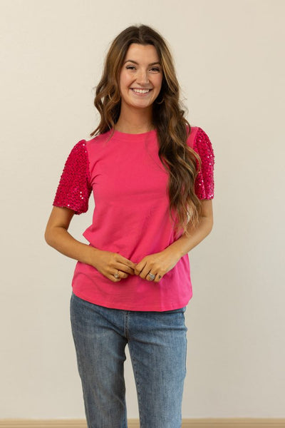 The Princess Top, Fuchsia