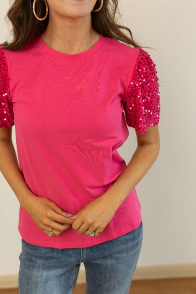 The Princess Top, Fuchsia