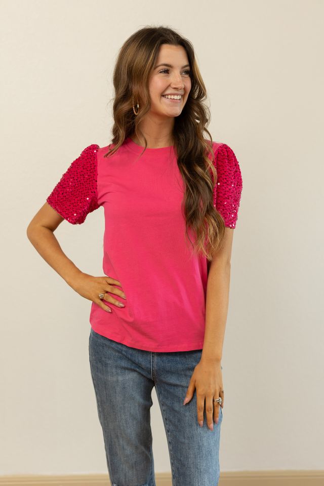 The Princess Top, Fuchsia