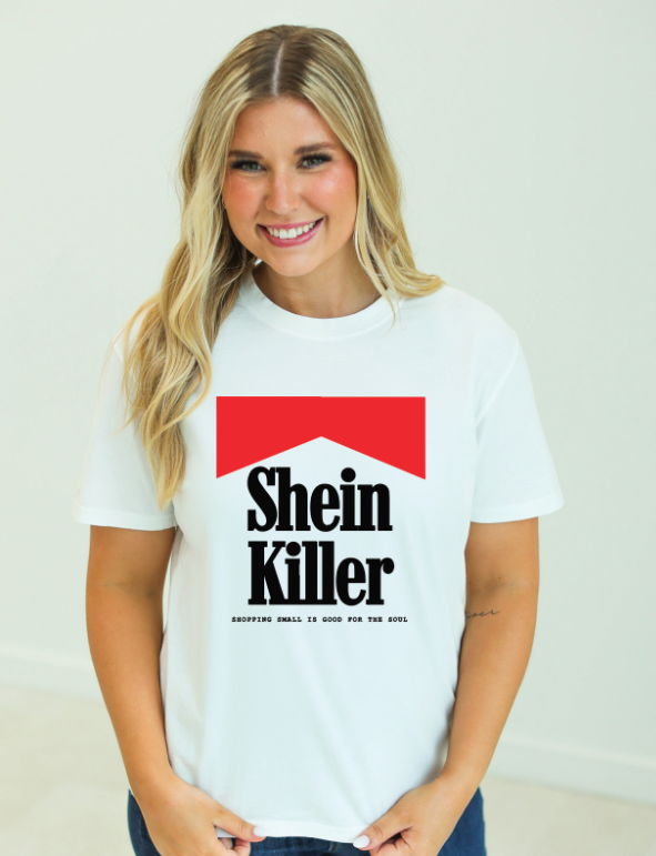 Shein Killer on White Crewneck Tee