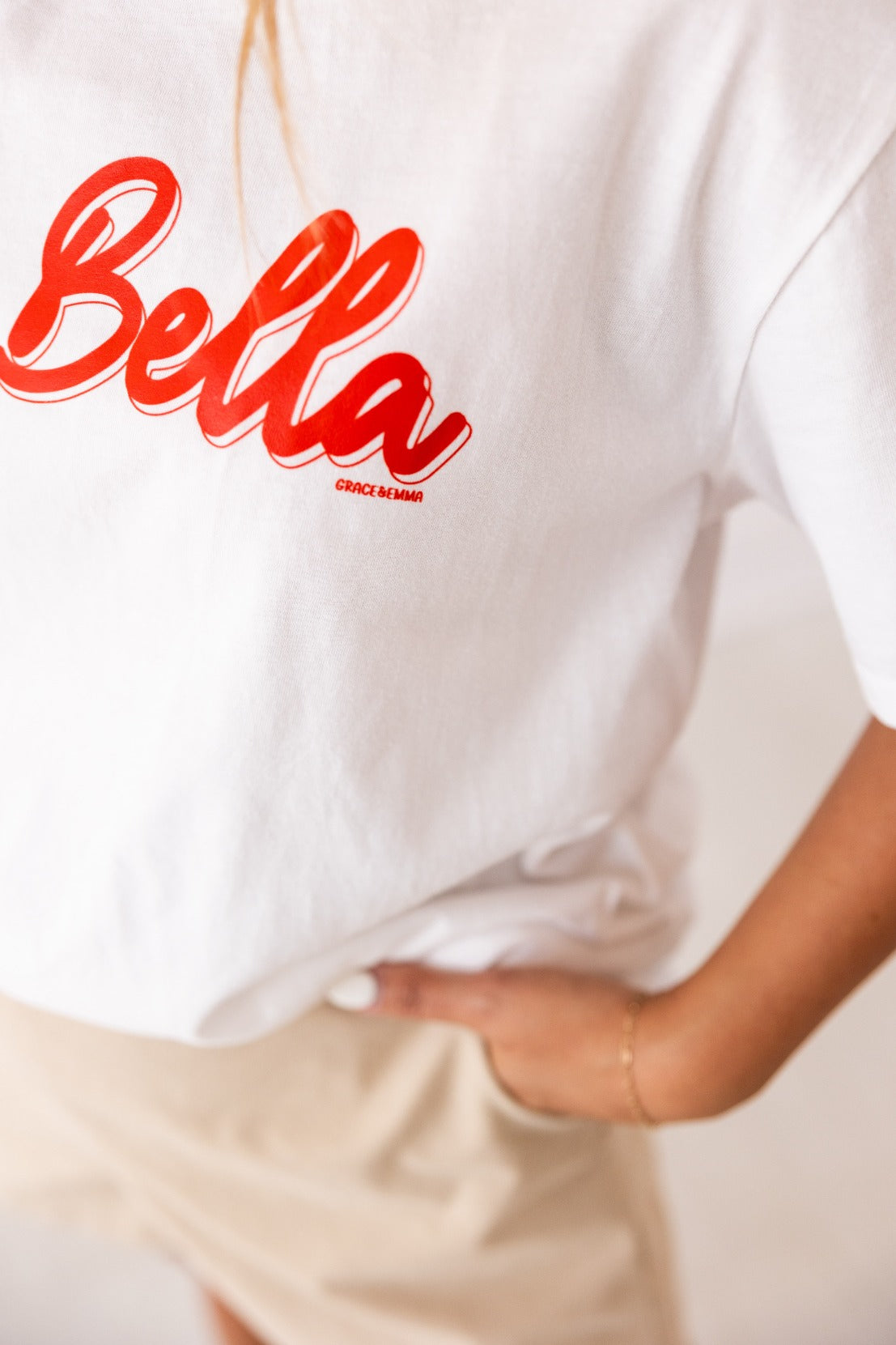 Ciao Bella On White True Fit Tee