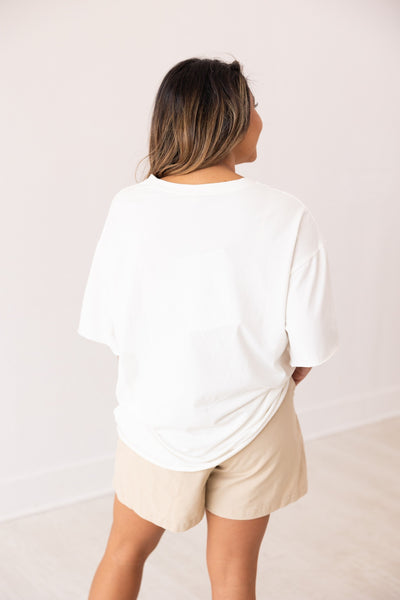 Bon Appétit On White Relaxed Fit Tee