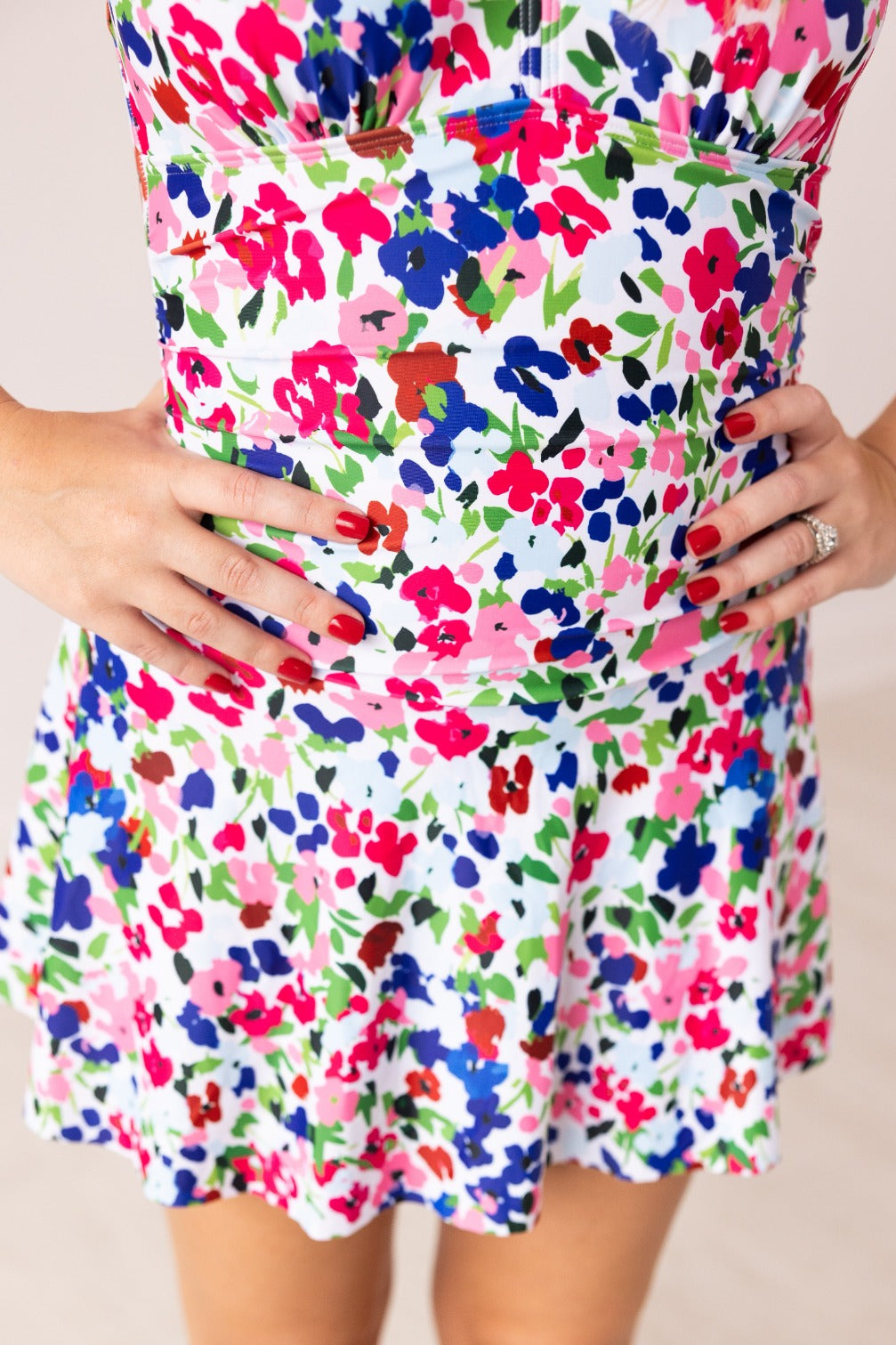 Swim Dress, Floral