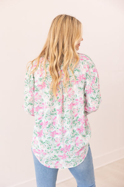 The Kathryn Button-Up, Floral