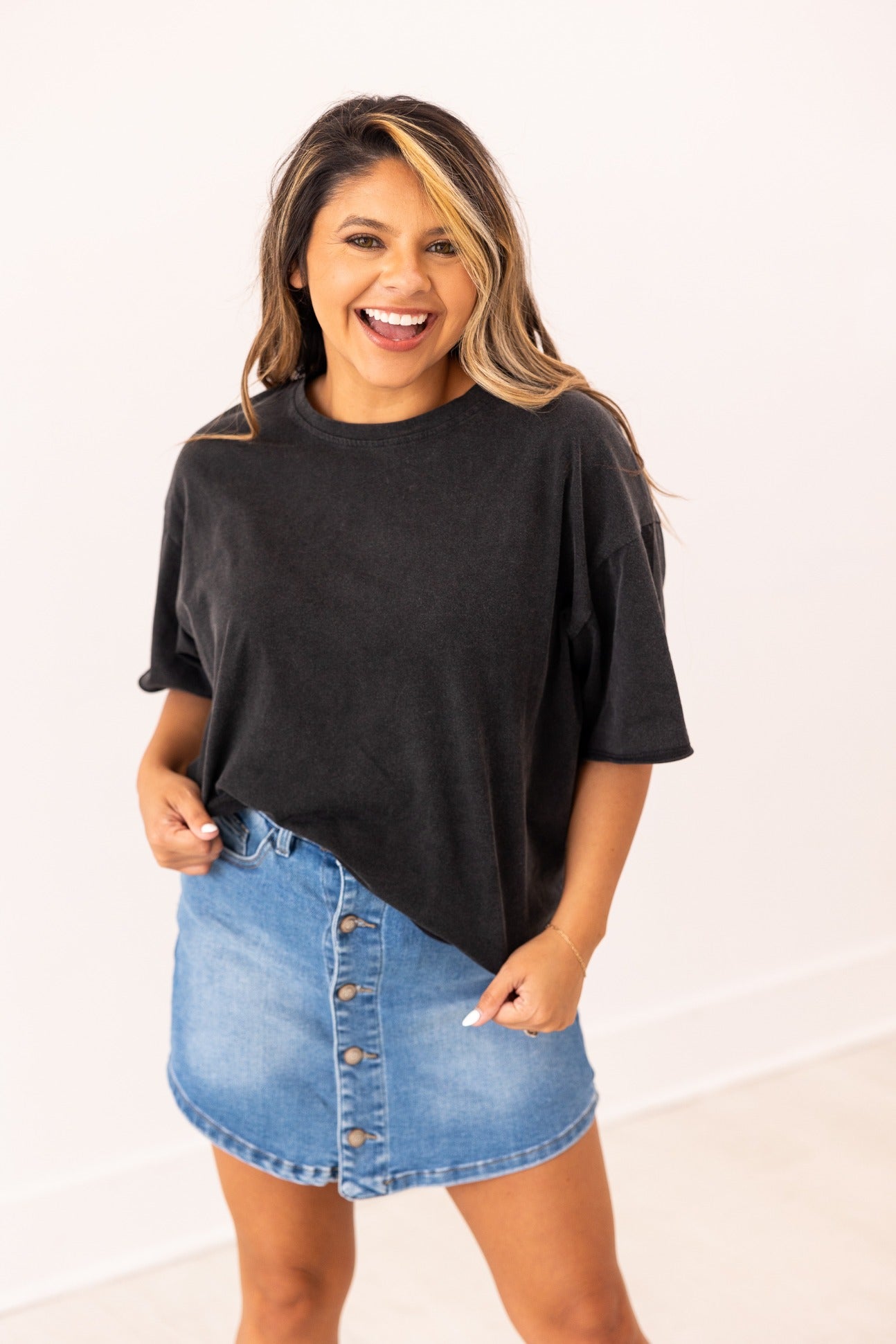 Black Tee Shirt Blank