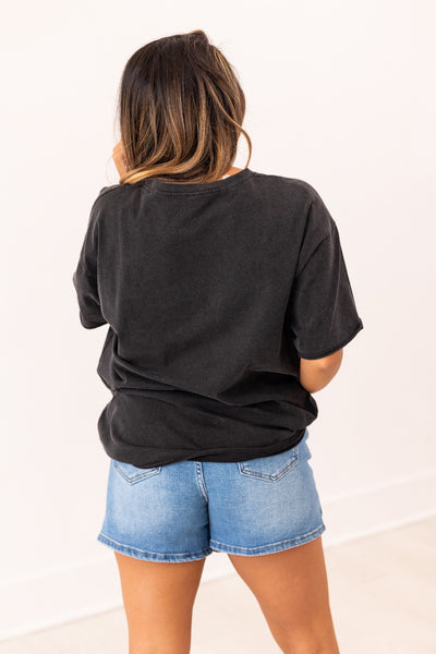 Black Tee Shirt Blank