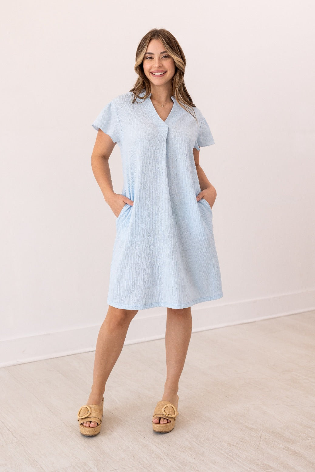 The Nicole Dress, Blue