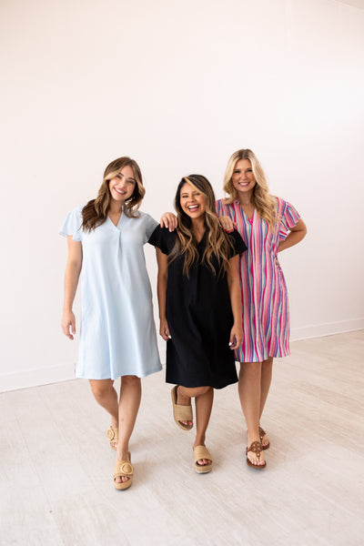 The Nicole Dress, Blue