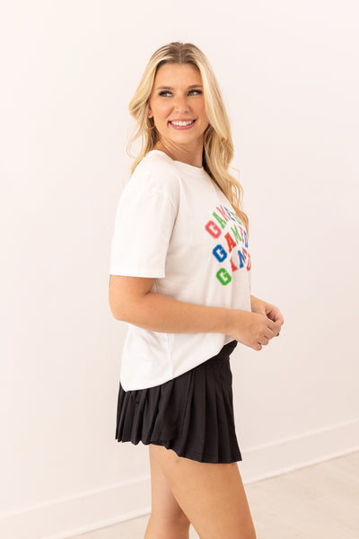 Gameday On True Fit White Tee
