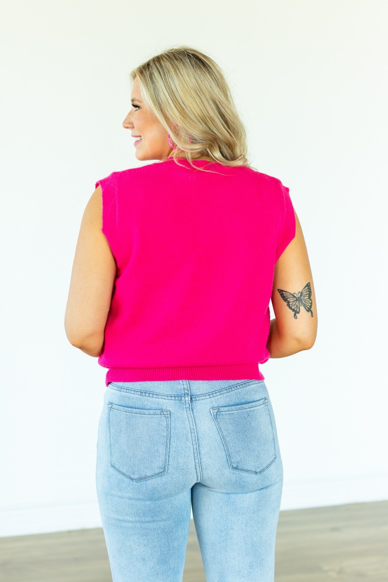 Hot Pink Heart Vest