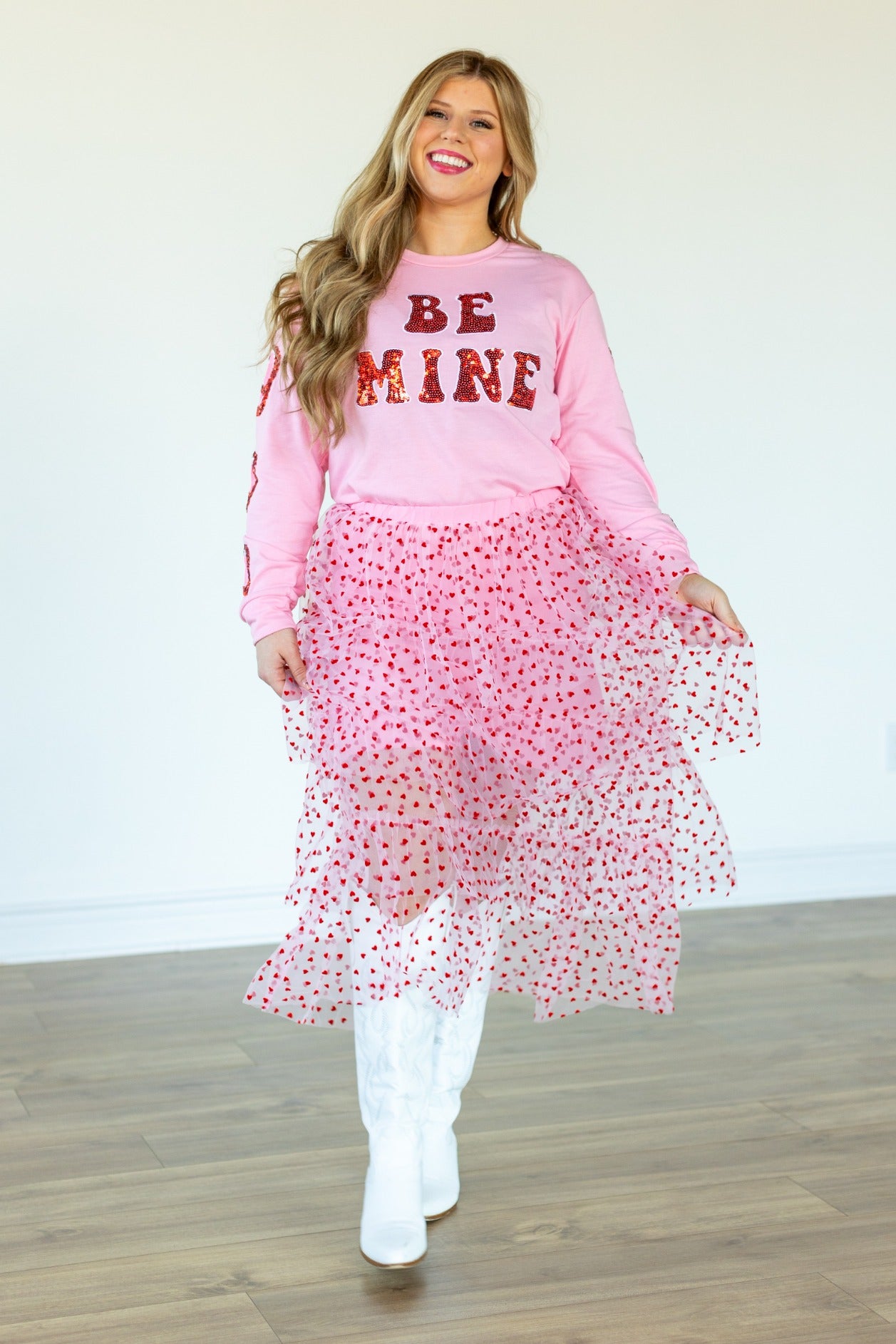 Be Mine Pink Sweatshirt