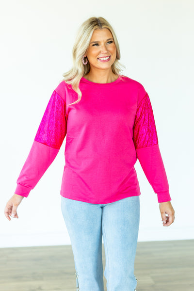 Hot Pink Sweater