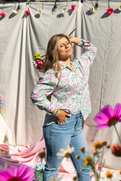 The Kathryn Button-Up, Floral