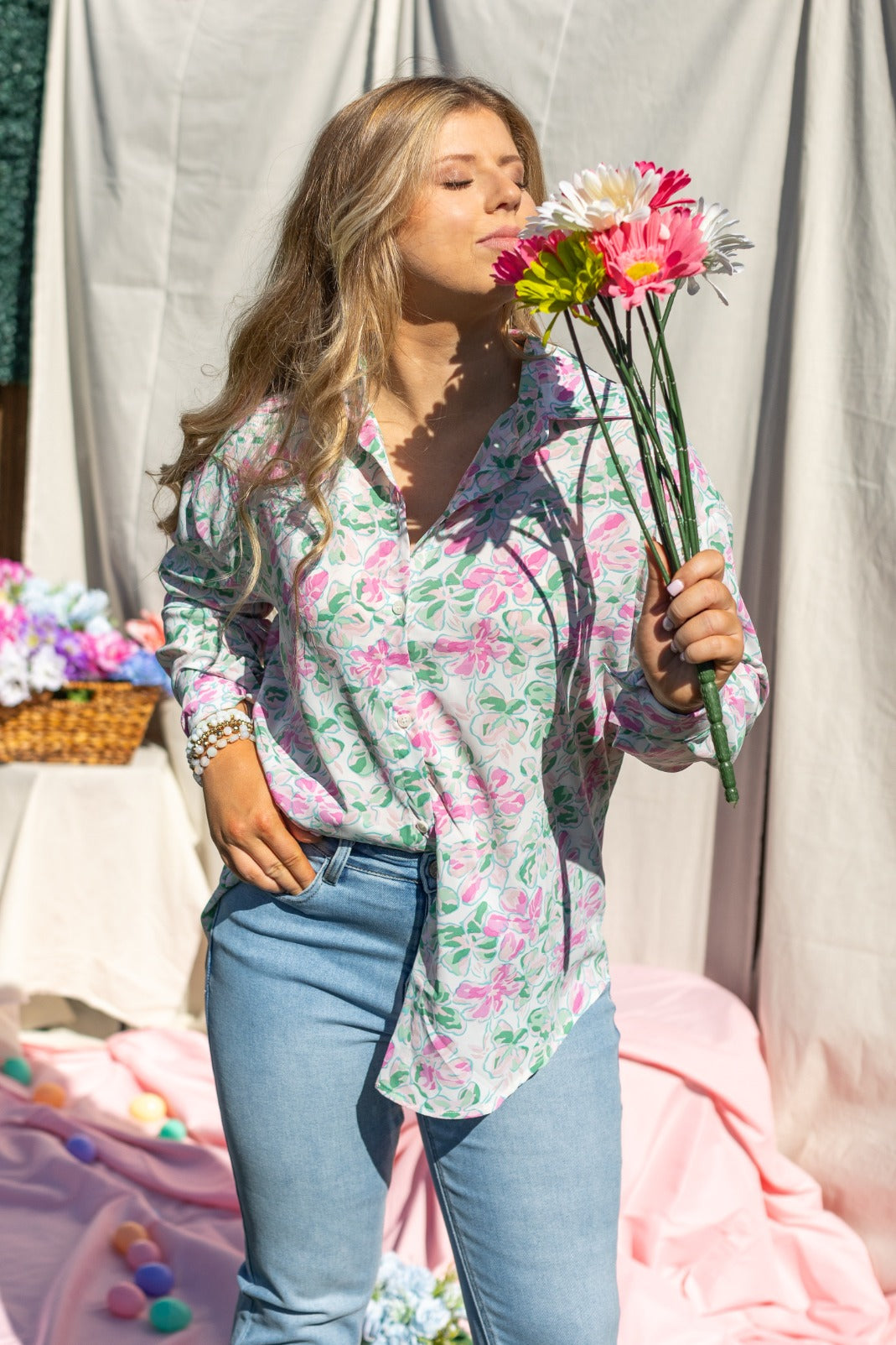 The Kathryn Button-Up, Floral