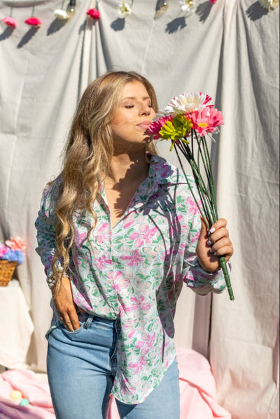 The Kathryn Button-Up, Floral