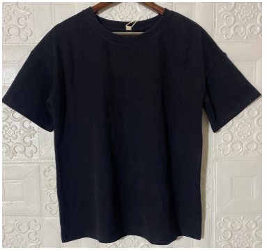 Black Tee Shirt Blank