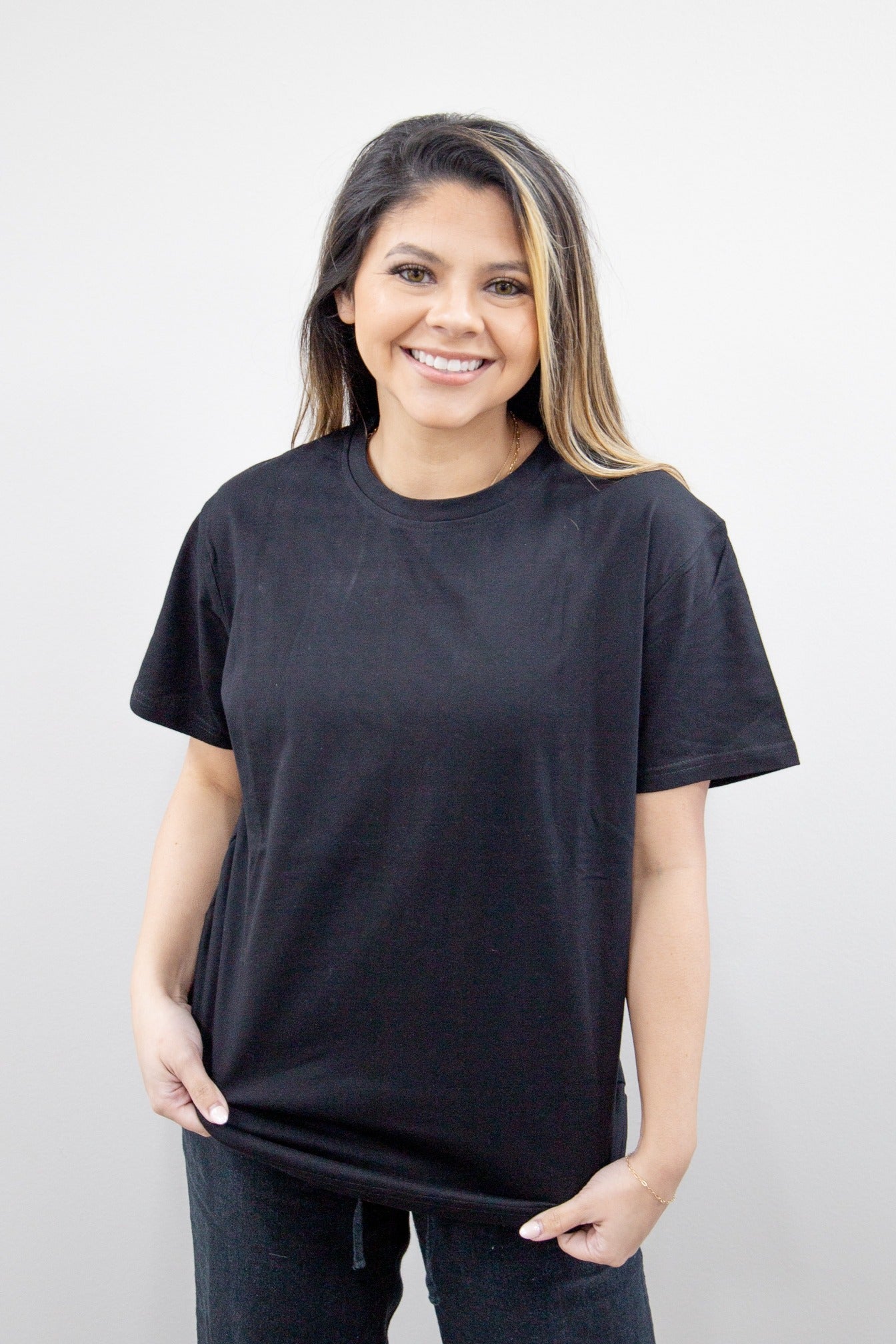 Black Tee Shirt Blank