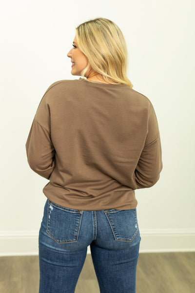 Coffee Lover on Light Weight Sweatshirt, Mocha