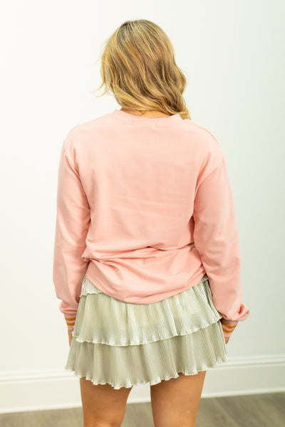 Pumpkin Pink Sweatshirt