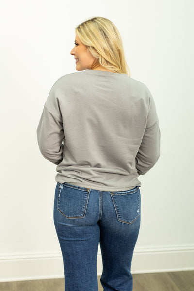 Better Together Light Weight Sweatshirt, Grey