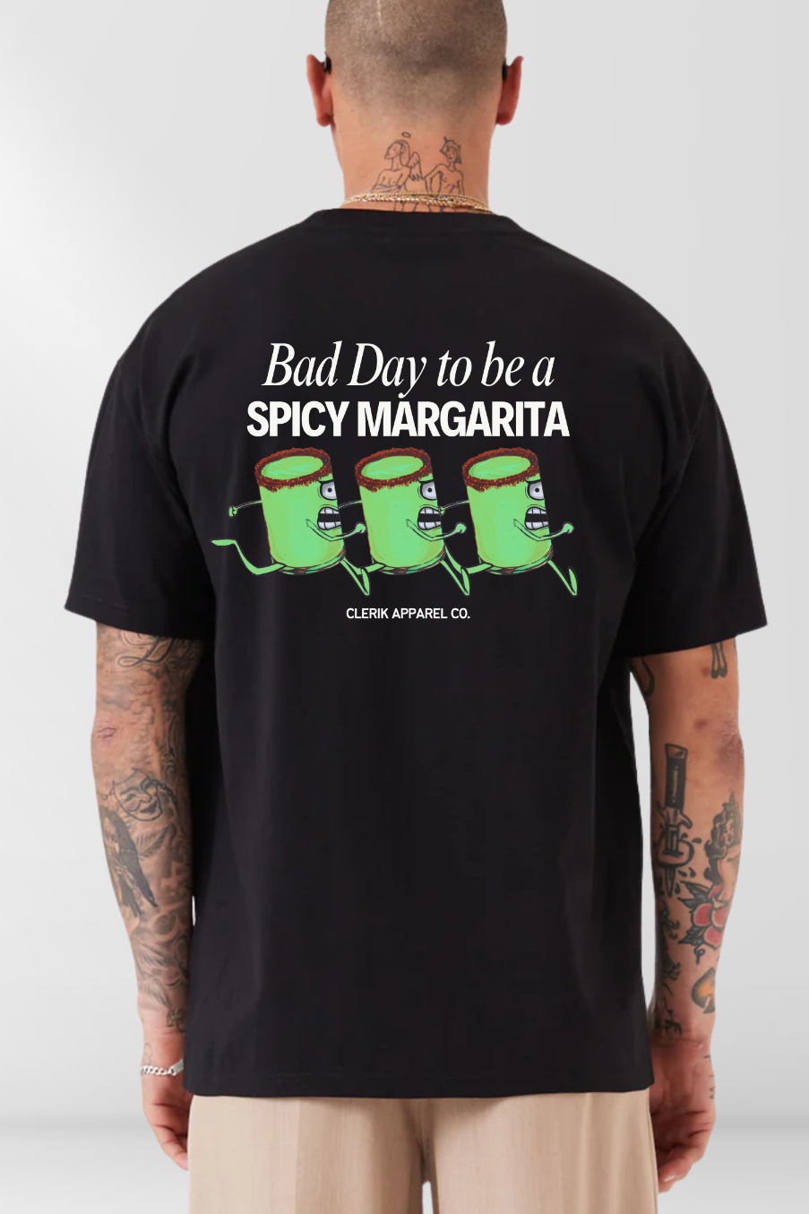 Bad Day to be a Spicy Margarita on Black Box Tee