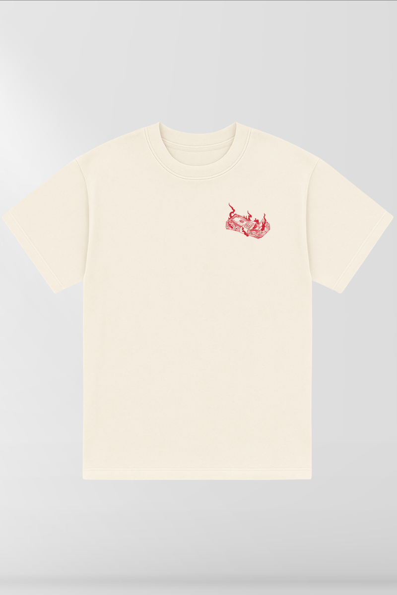 Kids Count Memories not Money on Cream Box Tee