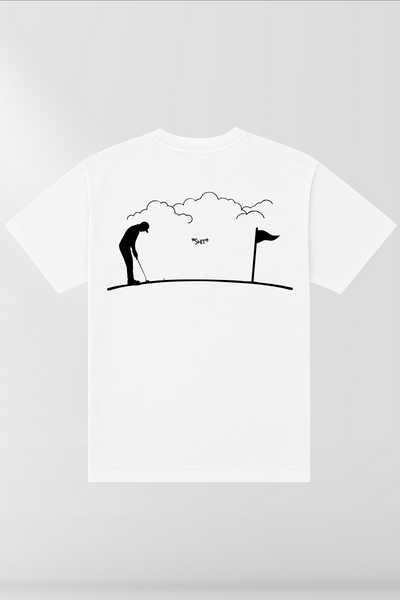 Sh*t Golf on White Box Tee