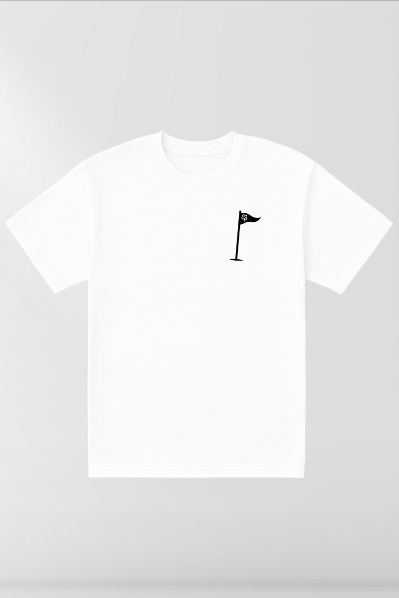Sh*t Golf on White Box Tee