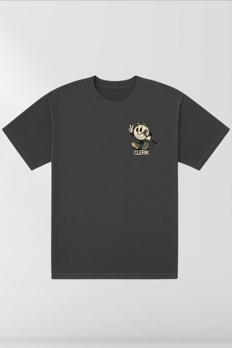 Daddy-O Golf Club on Vintage Black Box Tee