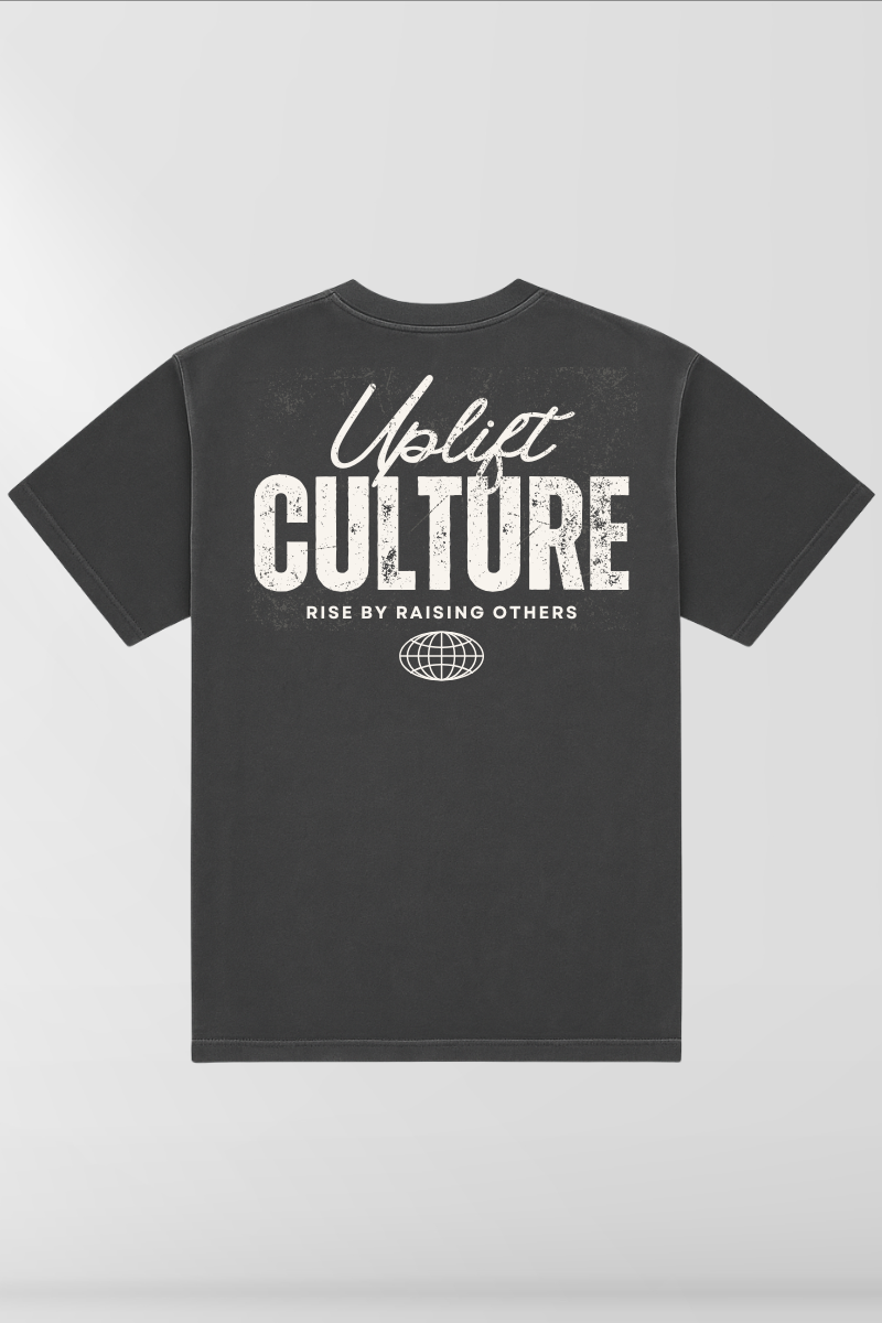 Uplift Culture on Vintage Black Box Tee