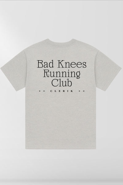 Bad Knees Running Club on Pavement Box Tee
