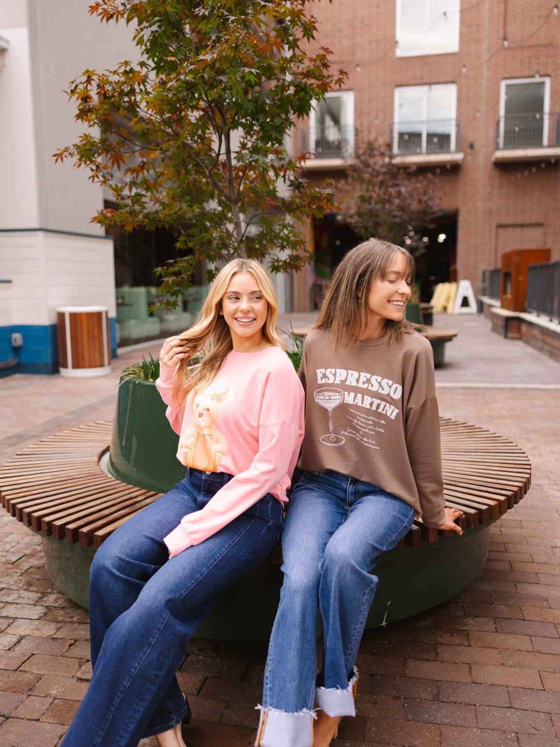 Espresso Martini on Light Weight Sweatshirt, Mocha
