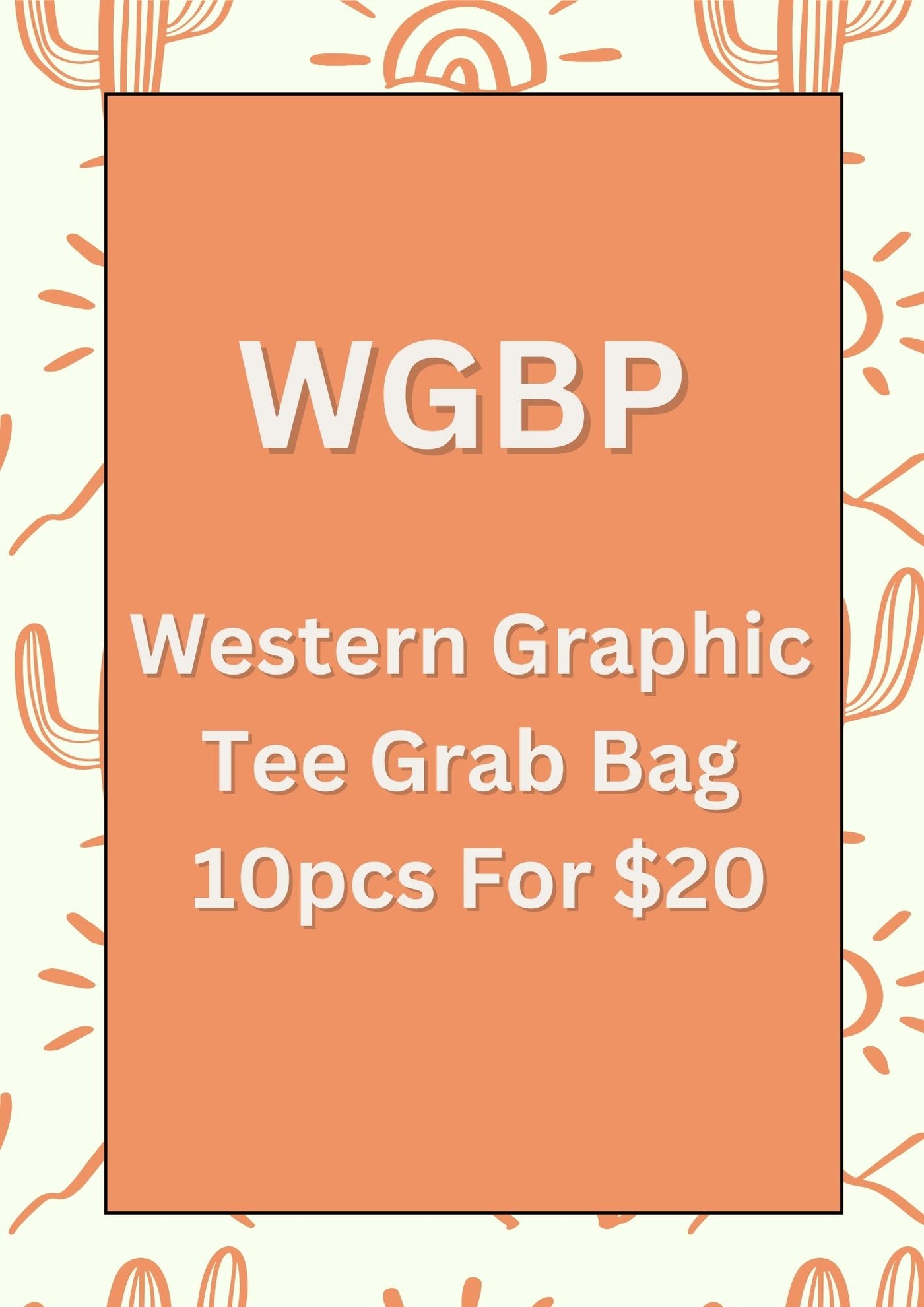 Western Graphic Tee Grab Bag (10 for $20)