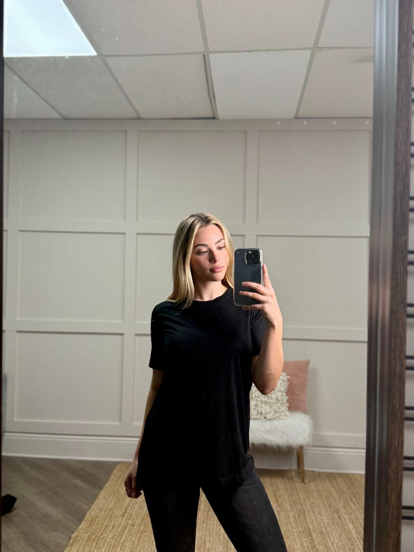 Black Crewneck Tee