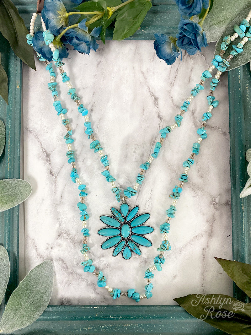 Spring to Life Turquoise Necklace