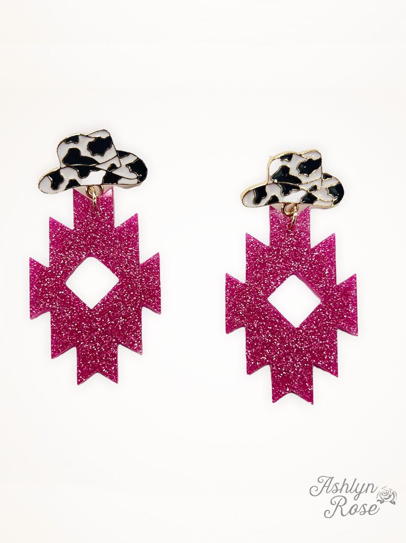 Into the Desert Drop Earring in Pink