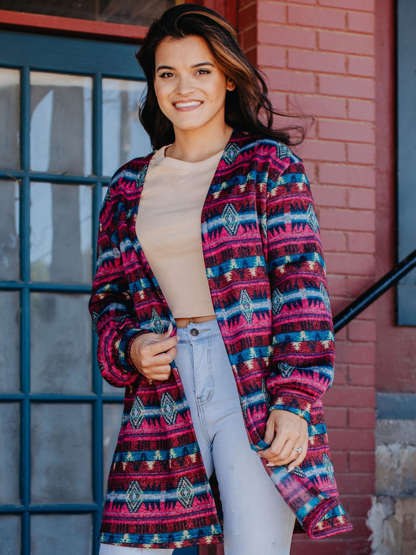 Fall Traditions Aztec Cardigan