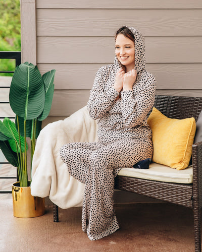 Spot Me On the Couch Loungewear Set with Hoodie