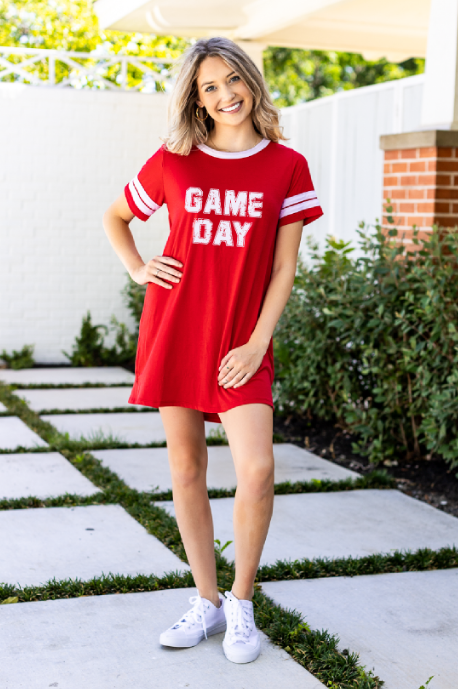 Game Day on Red Spirit Dress