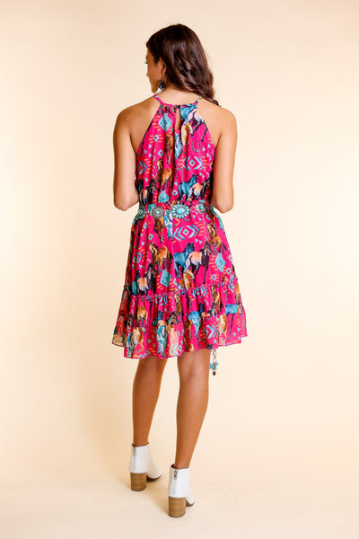 Wide Open Spaces Horse Printed Dress